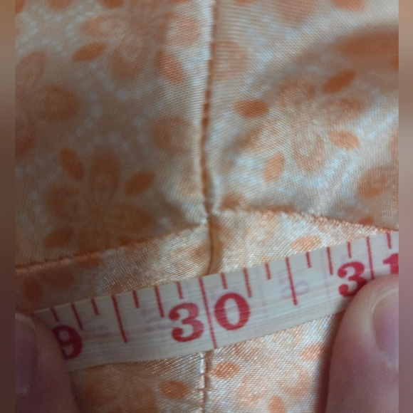 Vanity Fair Orange Pajama Set Size Medium - Picture 12 of 13